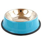 Load image into Gallery viewer, Dog Food Bowl Anti Skid Stainless Steel Travel Food Water - iBelk
