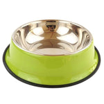 Load image into Gallery viewer, Dog Food Bowl Anti Skid Stainless Steel Travel Food Water - iBelk
