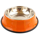 Load image into Gallery viewer, Dog Food Bowl Anti Skid Stainless Steel Travel Food Water - iBelk
