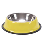 Load image into Gallery viewer, Dog Food Bowl Anti Skid Stainless Steel Travel Food Water - iBelk

