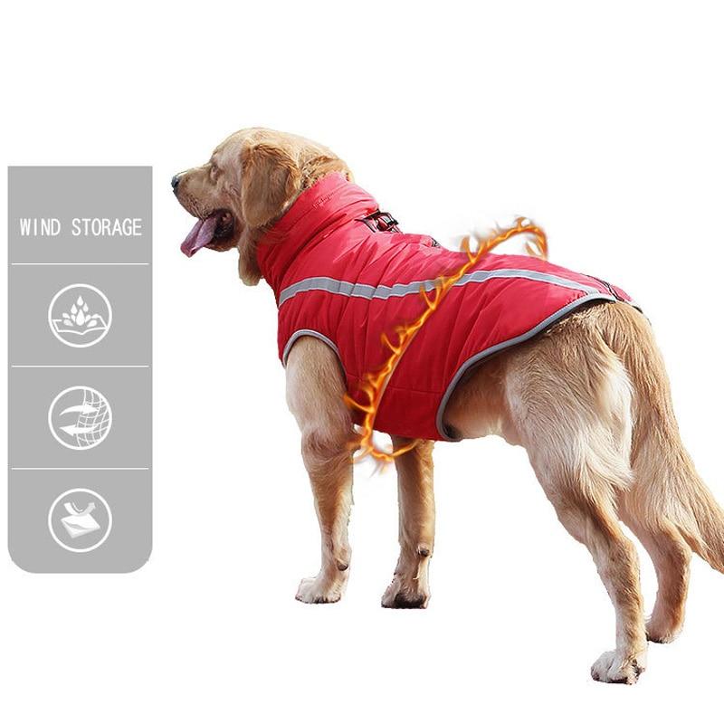 Waterproof And Reflective Winter Warm Large Dog Jackets - iBelk